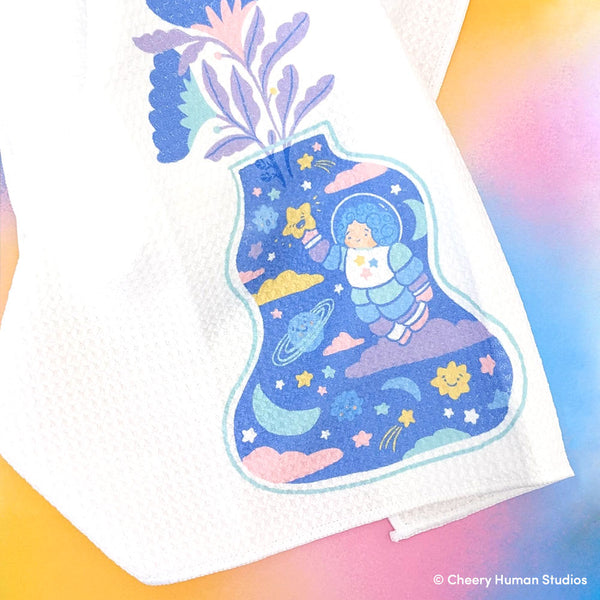 Celestial Explorer - Tea Towel | Dish Towel | Kitchen Towel