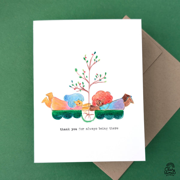 Thank You for Always Being There - Thank You Card - Thanks  Greeting Card