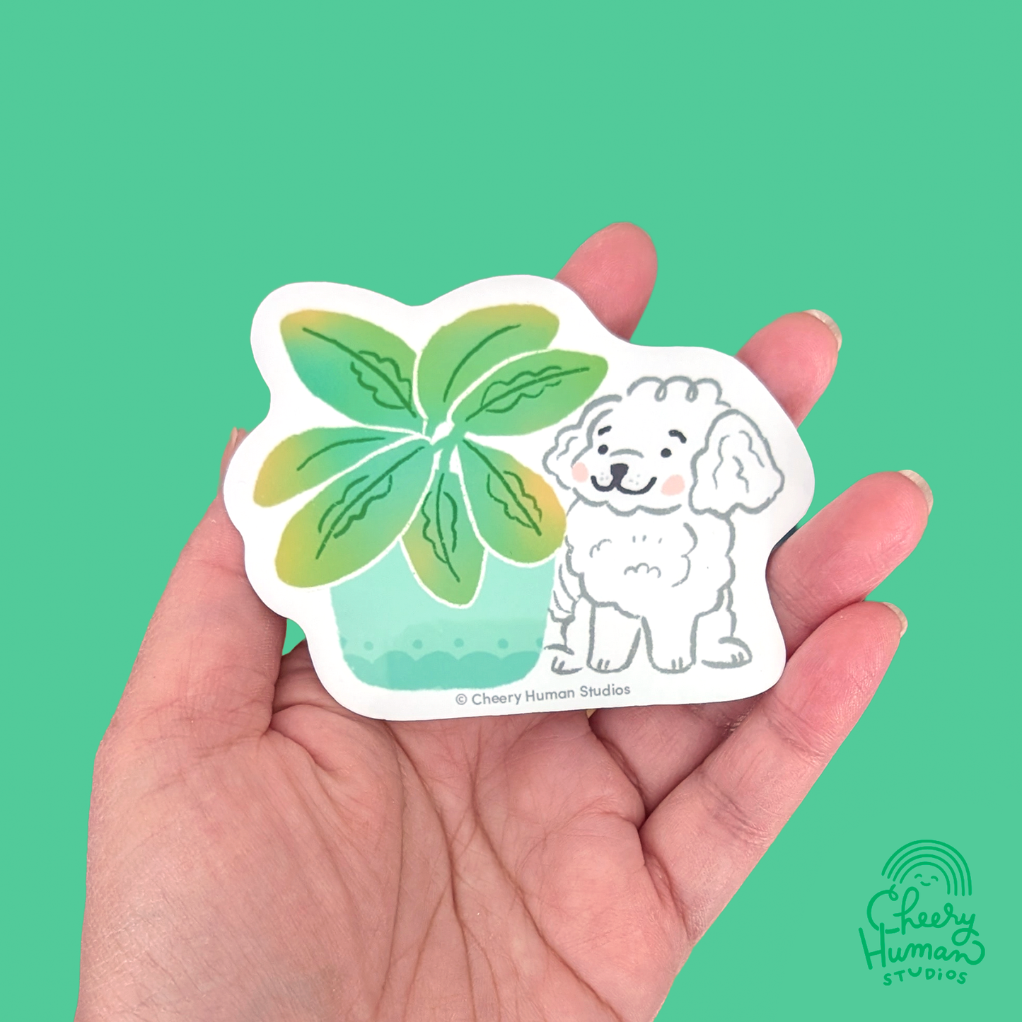 Dogs & Plants - Handmade Vinyl Stickers