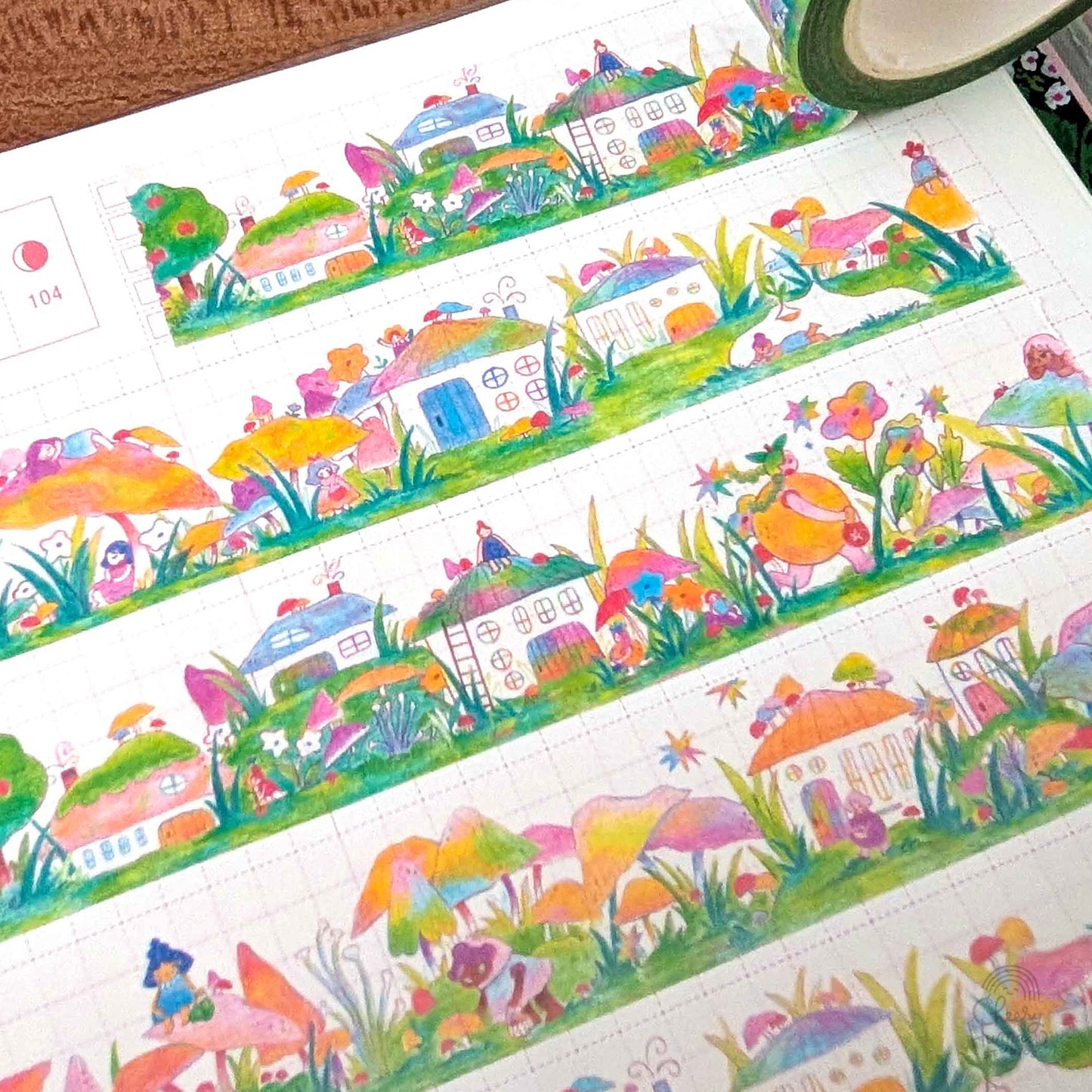 Mushroom Grove - 20mm Washi Tape