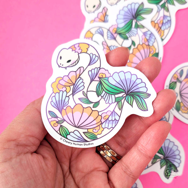 Snake 1 - Year of the Snake - Handmade Vinyl Sticker
