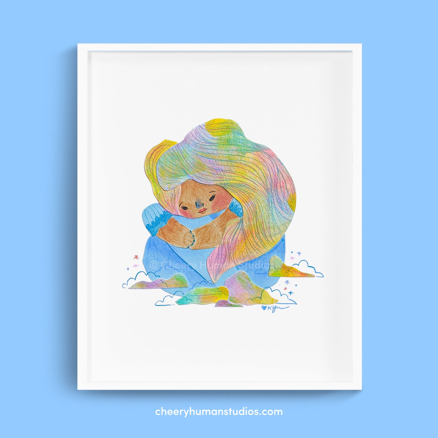 Heartfelt Hug - Art Print