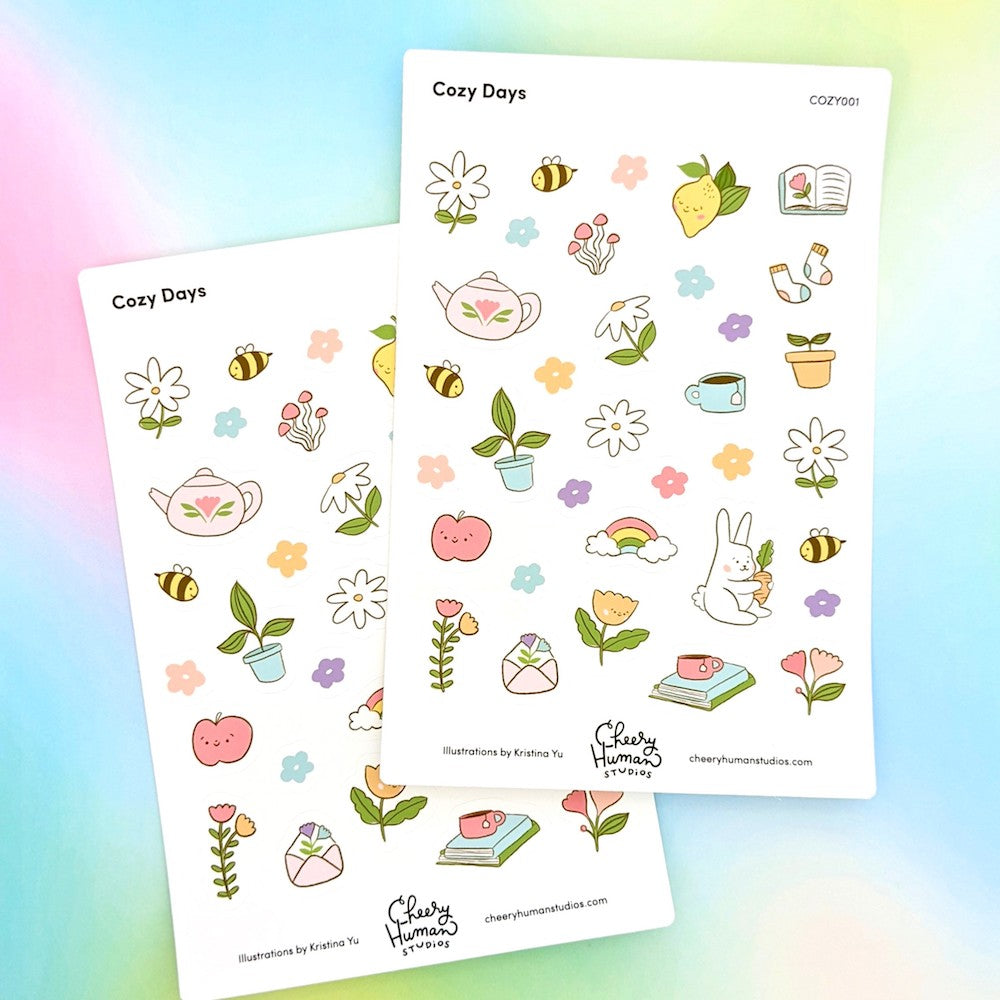 Cozy Days Sticker Sheet