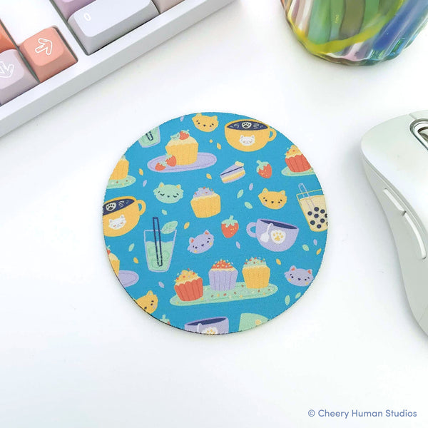 Cat Cafe Coaster | Coffee & Cats Coaster