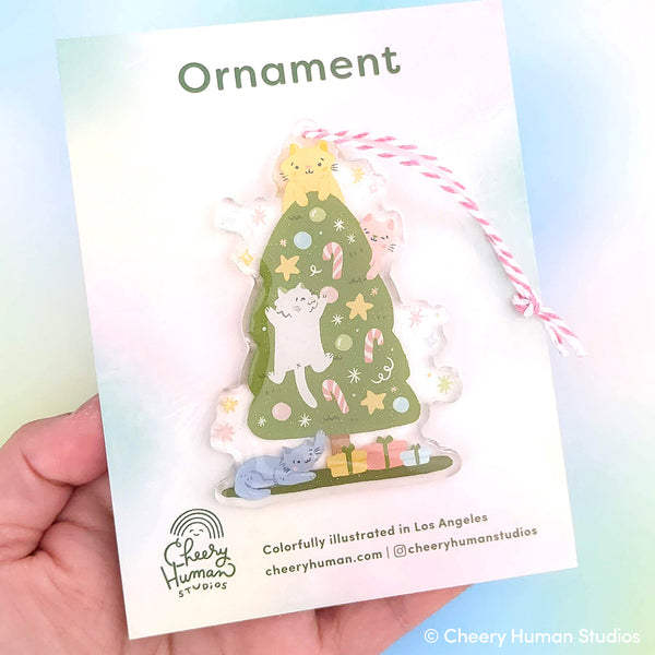 Catmas Tree Ornament | Cat Ornament | Holiday