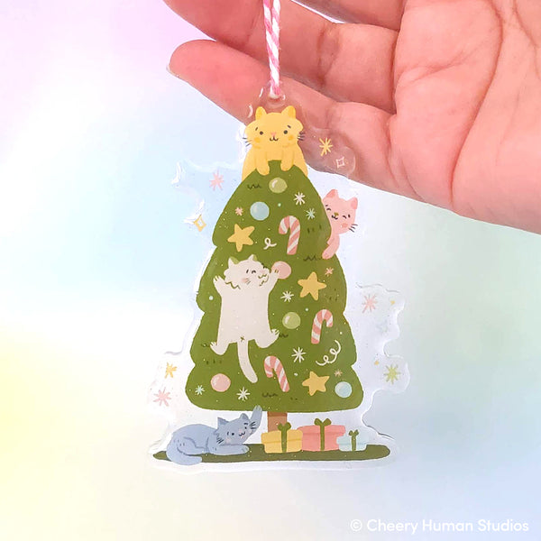 Catmas Tree Ornament | Cat Ornament | Holiday