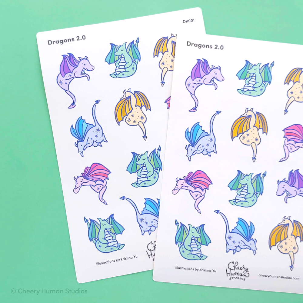 Dragons Sticker Sheet