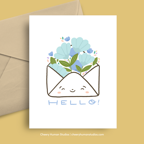 Hello Letter - Greeting Card | Everyday | Thinking of You | Encouragement