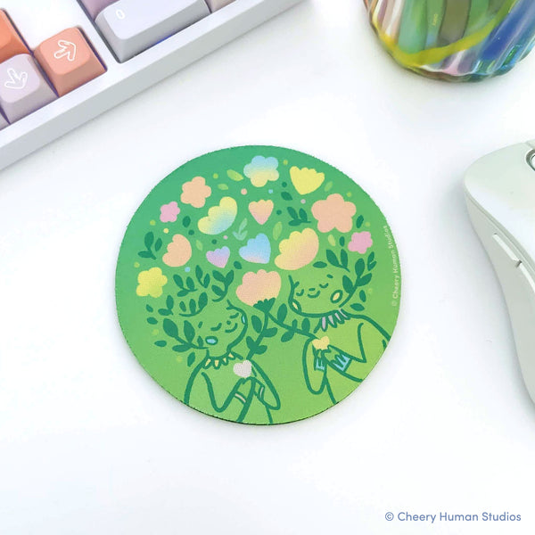 Heartfelt Connection Coaster | Spring Aesthetic Coaster