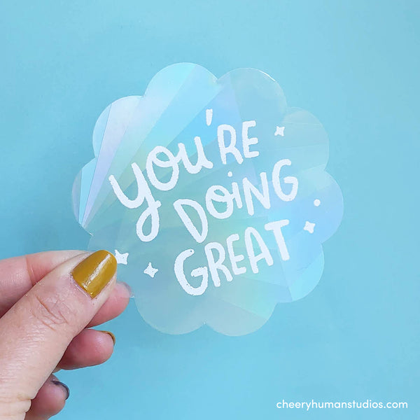 Doing Great - Rainbow Suncatcher