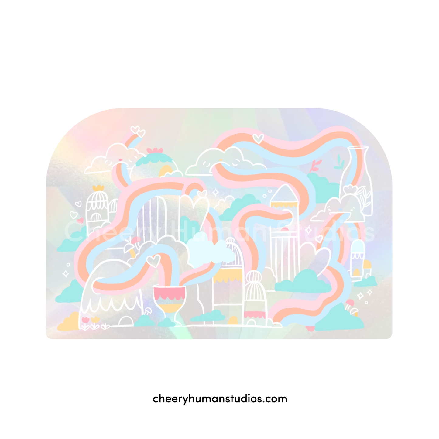 Rainbow Town - Rainbow Suncatcher