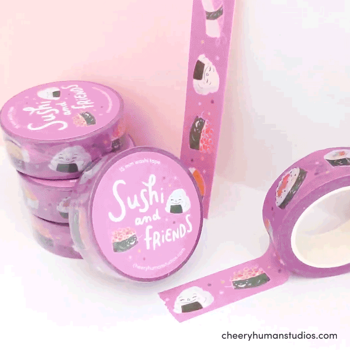 Sushi & Friends - Washi Tape