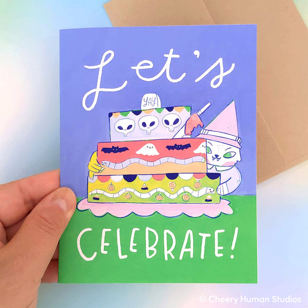 Let's Celebrate - Halloween Season Birthday Greeting Card
