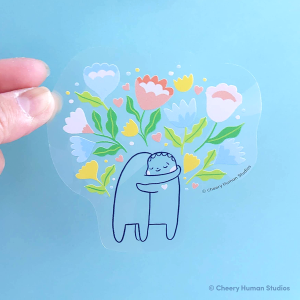 Healing Hugs - Rainbow Suncatcher