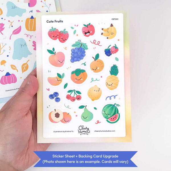 Hair Emotions 2 - Decorative Sticker Sheet | Single Sticker Sheet or Pack of 5