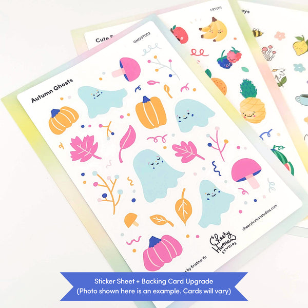 Hair Emotions 2 - Decorative Sticker Sheet | Single Sticker Sheet or Pack of 5