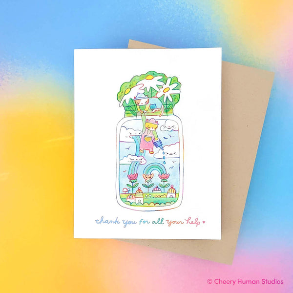 Tiny Worlds + Cats: Greeting Card Set