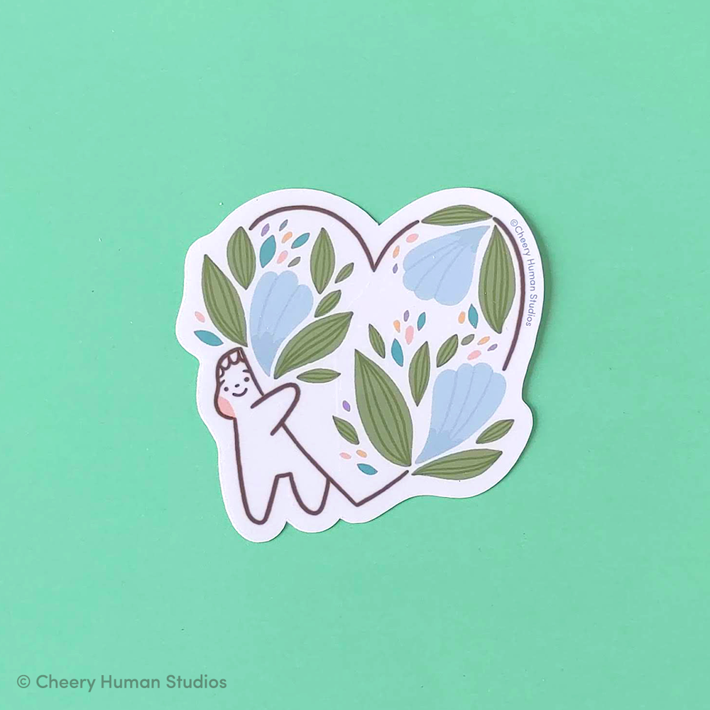 Lots of Love - Handmade Vinyl Sticker