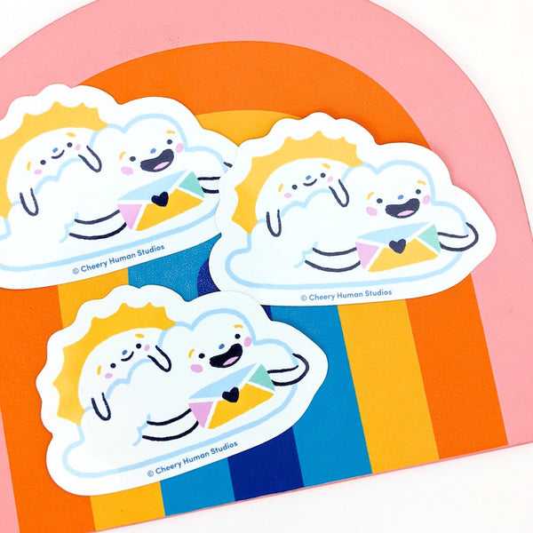 Koko the Rainbow & Friends: Snail Mail Sticker Set (2 Sticker Sheets & 4 Vinyl Stickers)