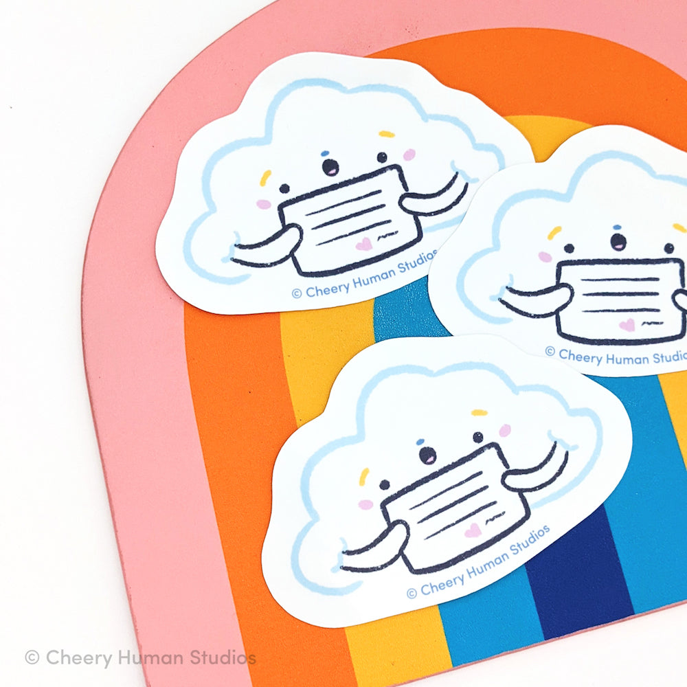Koko the Rainbow & Friends: Snail Mail Sticker Set (2 Sticker Sheets & 4 Vinyl Stickers)