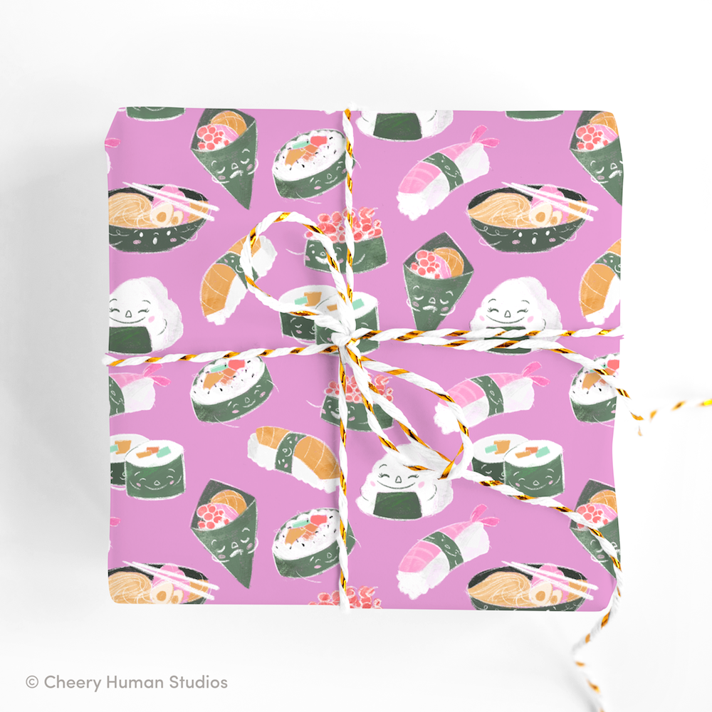 Sushi Gift Wrap Sheet