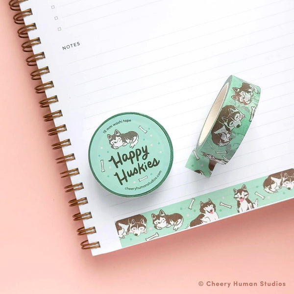 Happy Husky - Washi Tape