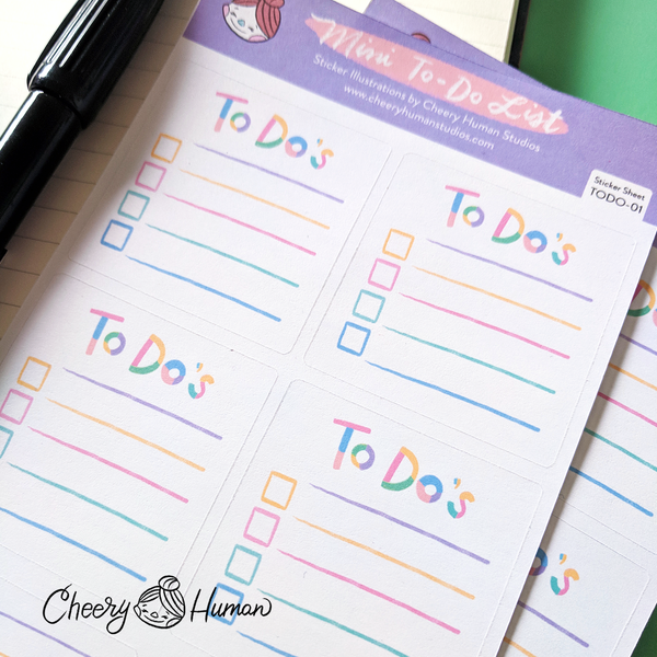 Build Your Own Sticker Sheet Pack of 5 | Planner Sticker Sheets