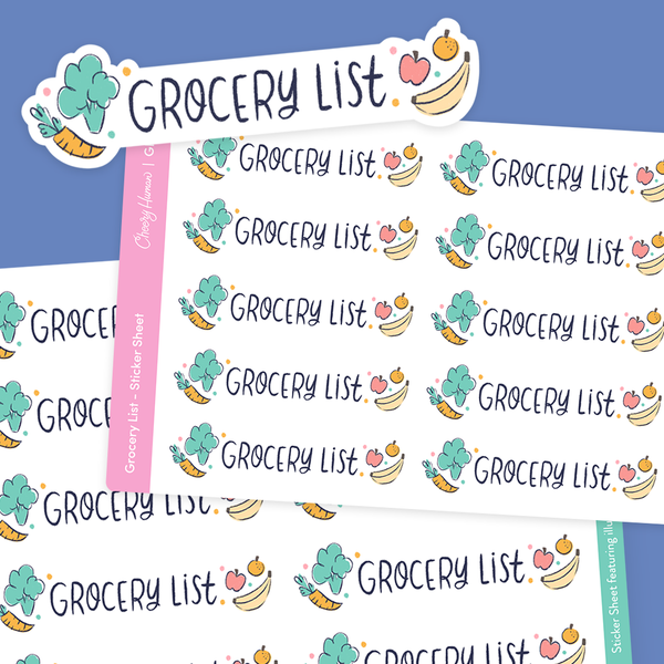 Build Your Own Sticker Sheet Pack of 5 | Planner Sticker Sheets