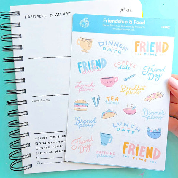 Build Your Own Sticker Sheet Pack of 5 | Planner Sticker Sheets