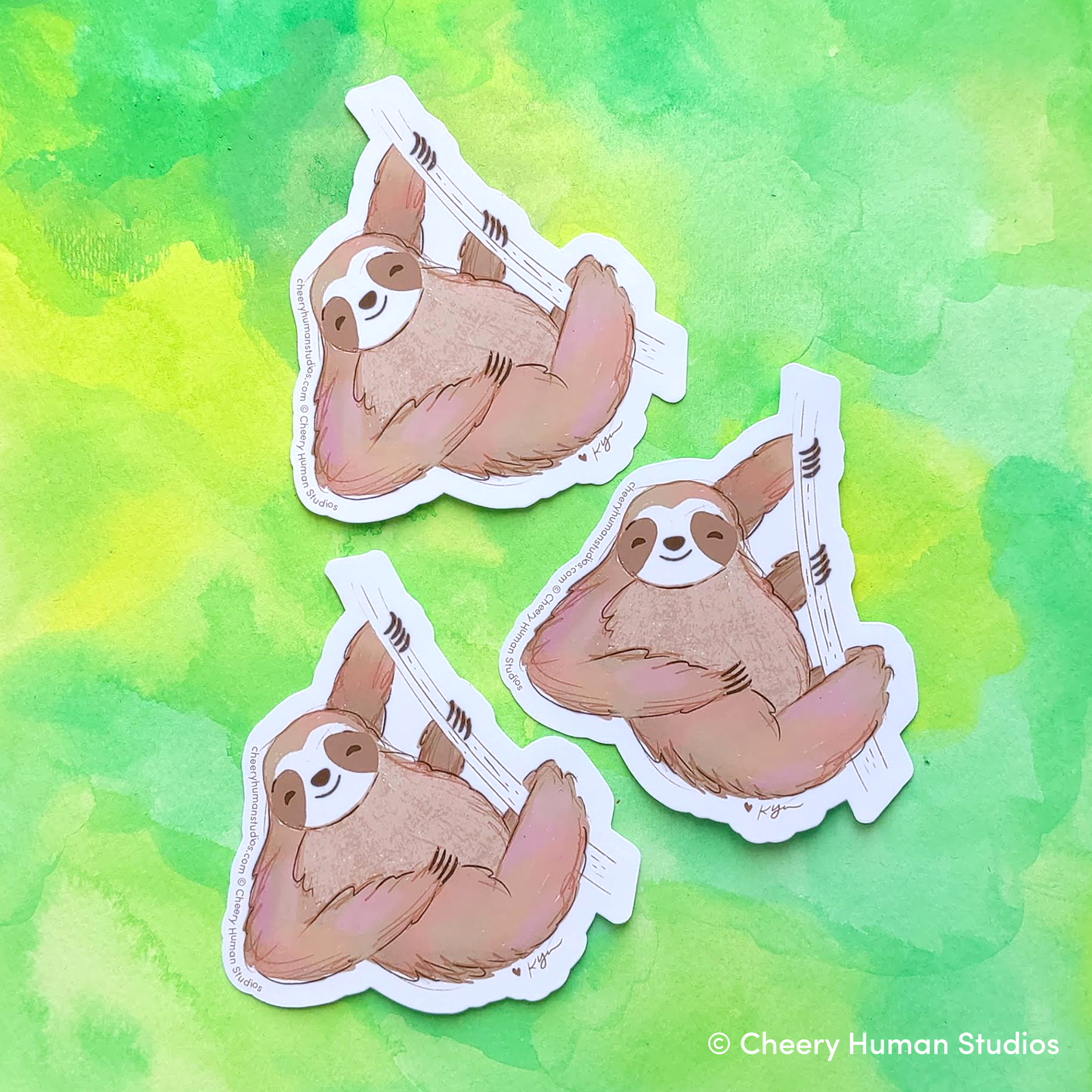 Sloth - Handmade Vinyl Sticker