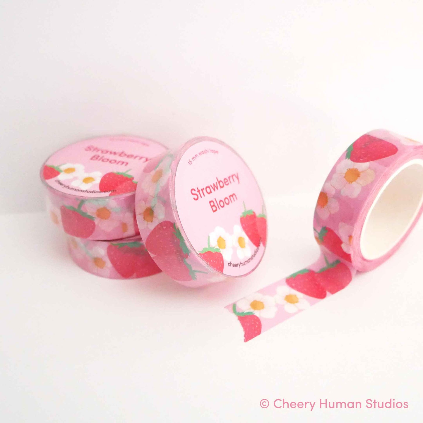 Strawberry Bloom - Washi Tape