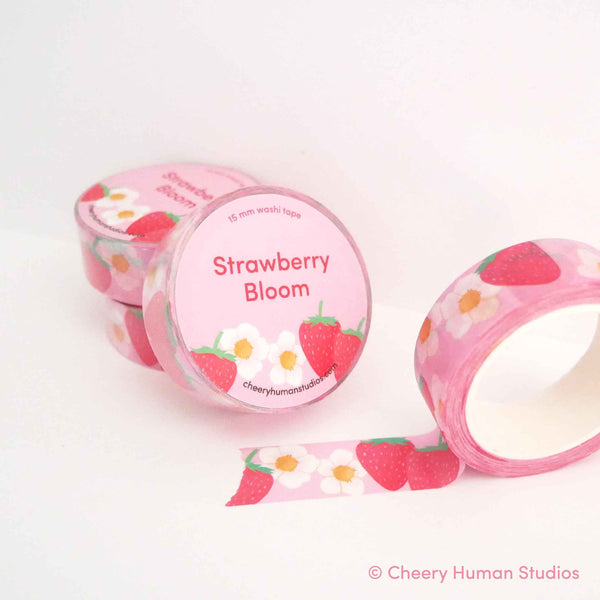 Strawberry Bloom - Washi Tape