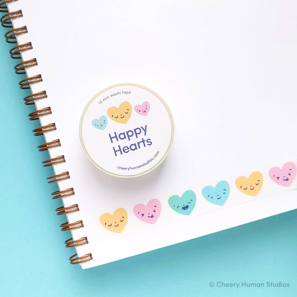 Happy Hearts - Washi Tape