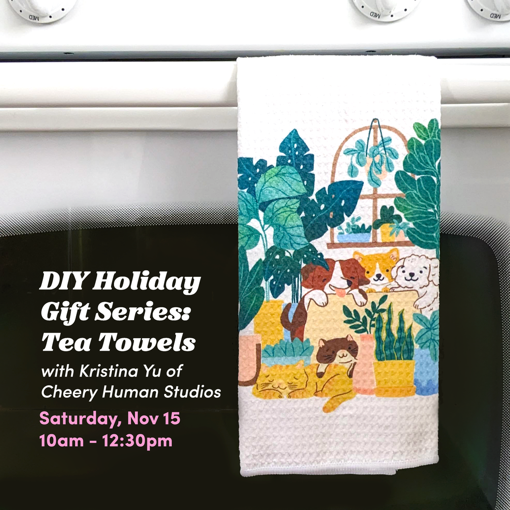 *Workshop* DIY Gift Workshop: Custom Printed Tea Towel