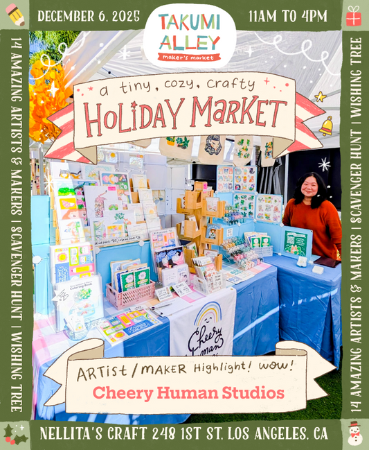 *EVENT* 12/6 Takumi Alley Holiday Market @ Nellita's Craft