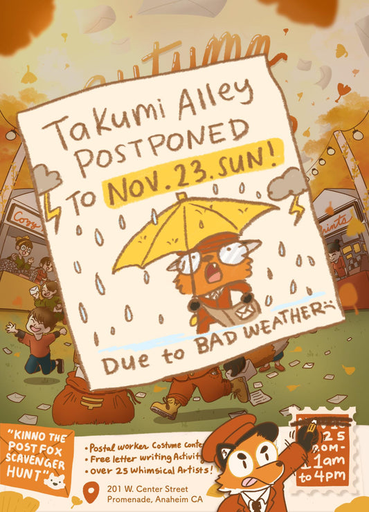 RESCHEDULED *Event* Takumi Alley Autumn Market