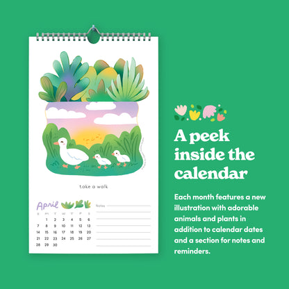 *CLEARANCE* Kindness + Care 2024 Wall Calendar