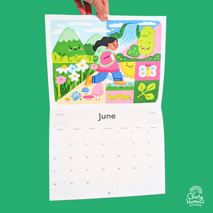 Enjoying the Little Things - 2026 Wall Calendar – Cheery Human Studios