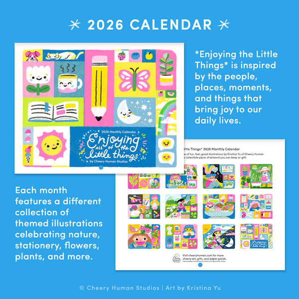 Enjoying the Little Things - 2026 Wall Calendar