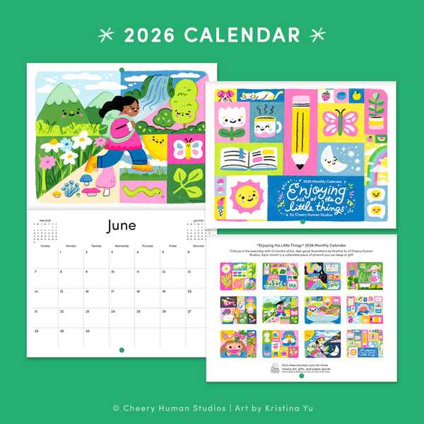 Enjoying the Little Things - 2026 Wall Calendar