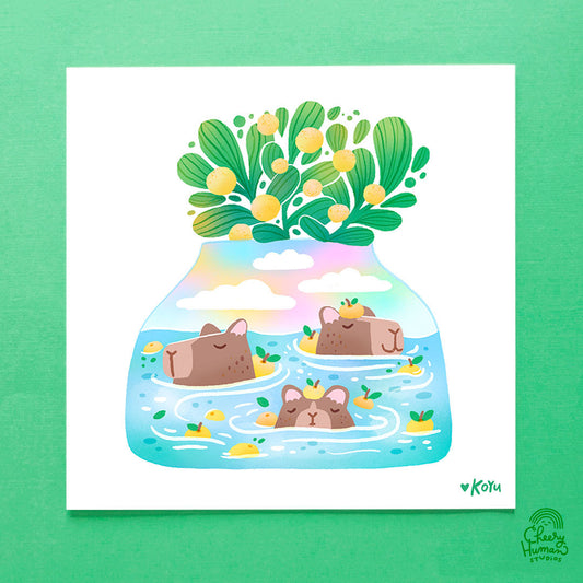 Capybaras - Art Print
