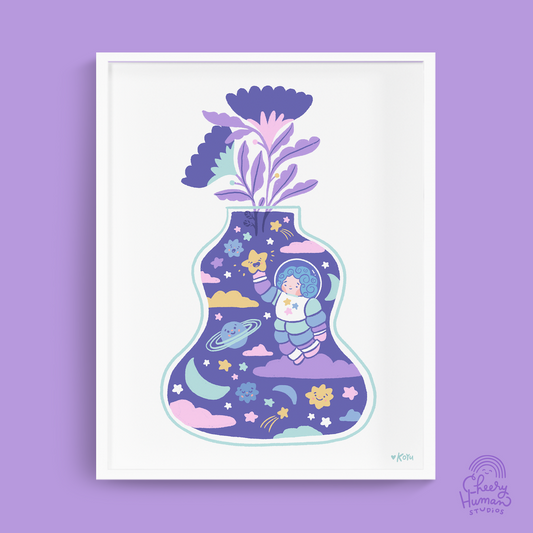 Celestial Explorer - Art Print
