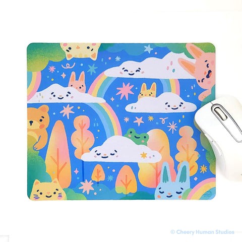 Animals in the Clouds Mouse Pad ✺ Colorful Mouse Mat