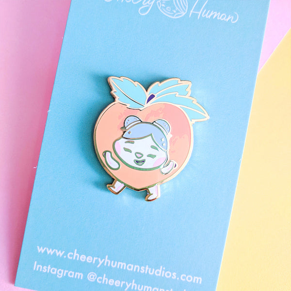 Cheery Peach - Enamel Pin