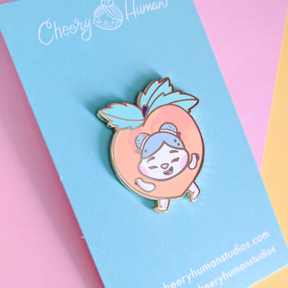Cheery Peach - Enamel Pin