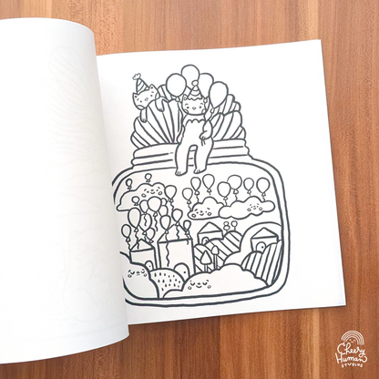 Cozy Animals & Plants Coloring Book