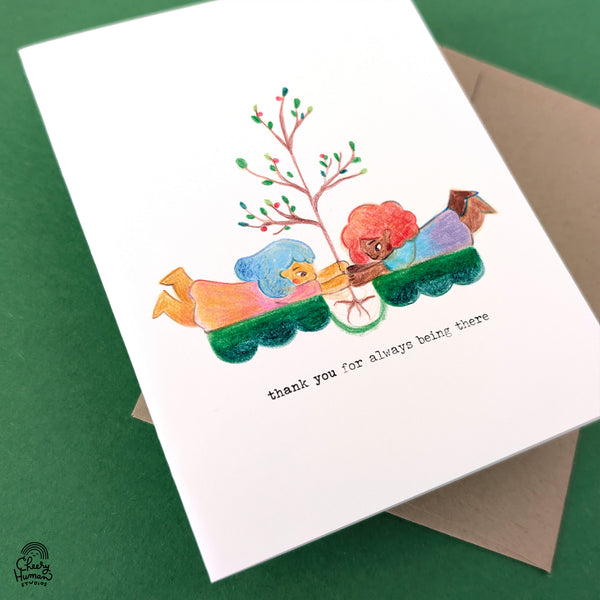 Thank You for Always Being There - Thank You Card - Thanks  Greeting Card