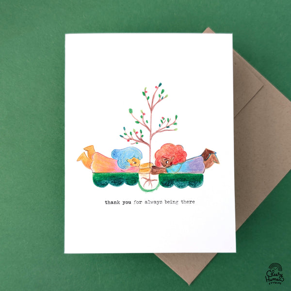 Thank You for Always Being There - Thank You Card - Thanks  Greeting Card