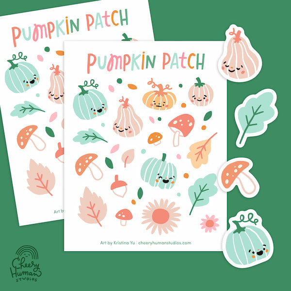 Pumpkin Patch - Decorative Sticker Sheet