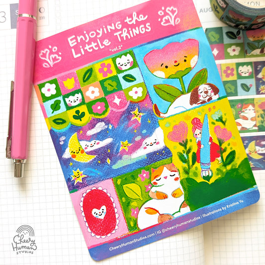 Enjoying the Little Things Vol 2 - Vinyl Sticker Sheet